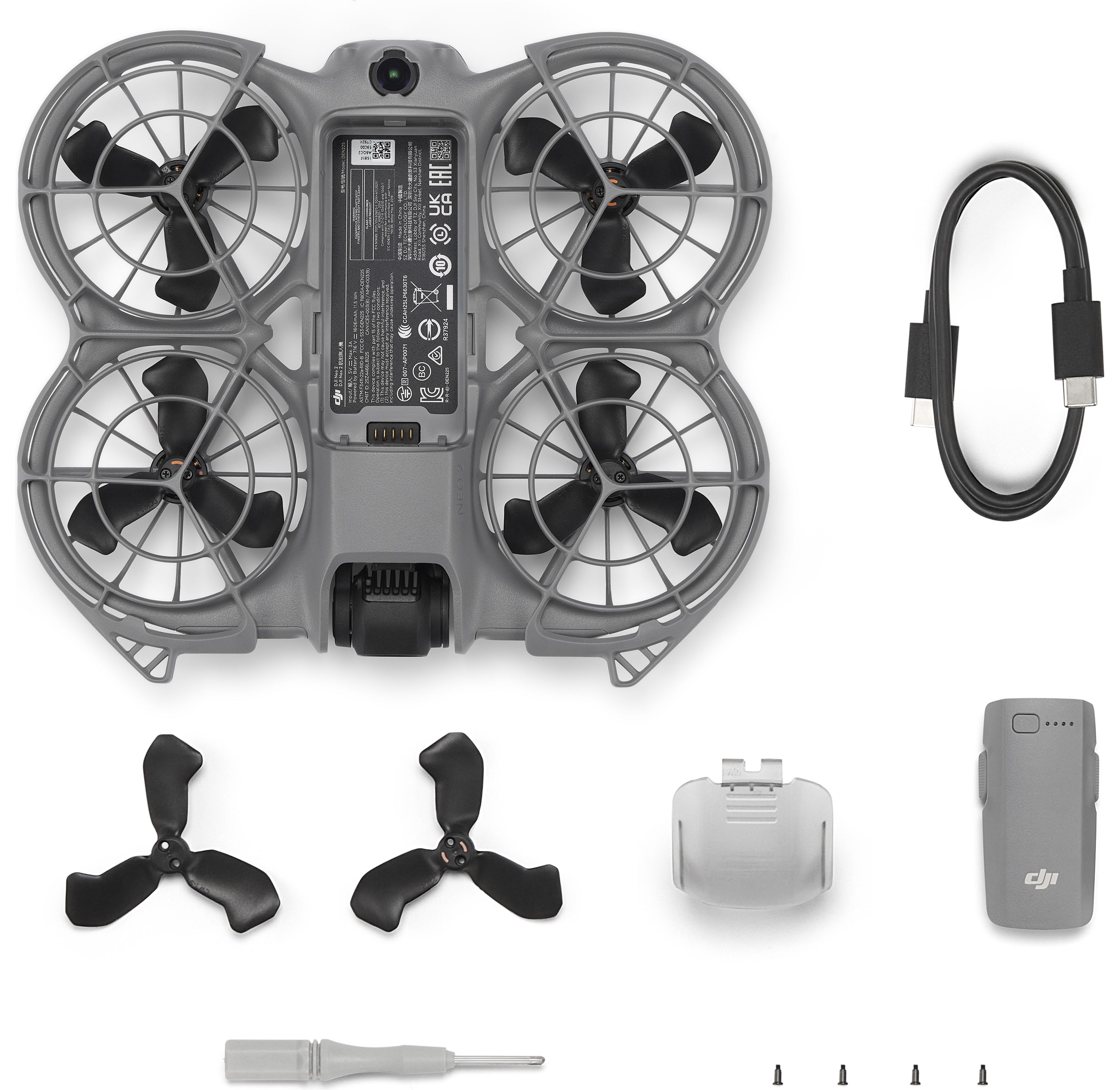Dji 【Black Friday Early Deals】Dji Neo 2 - Drone Only, Lightweight & Foldable 4K Camera, Palm Takeoff & Landing, Gesture Control, Activetrack, Omnidirectional Obstacle Sensing 6937224131767 - Image 13