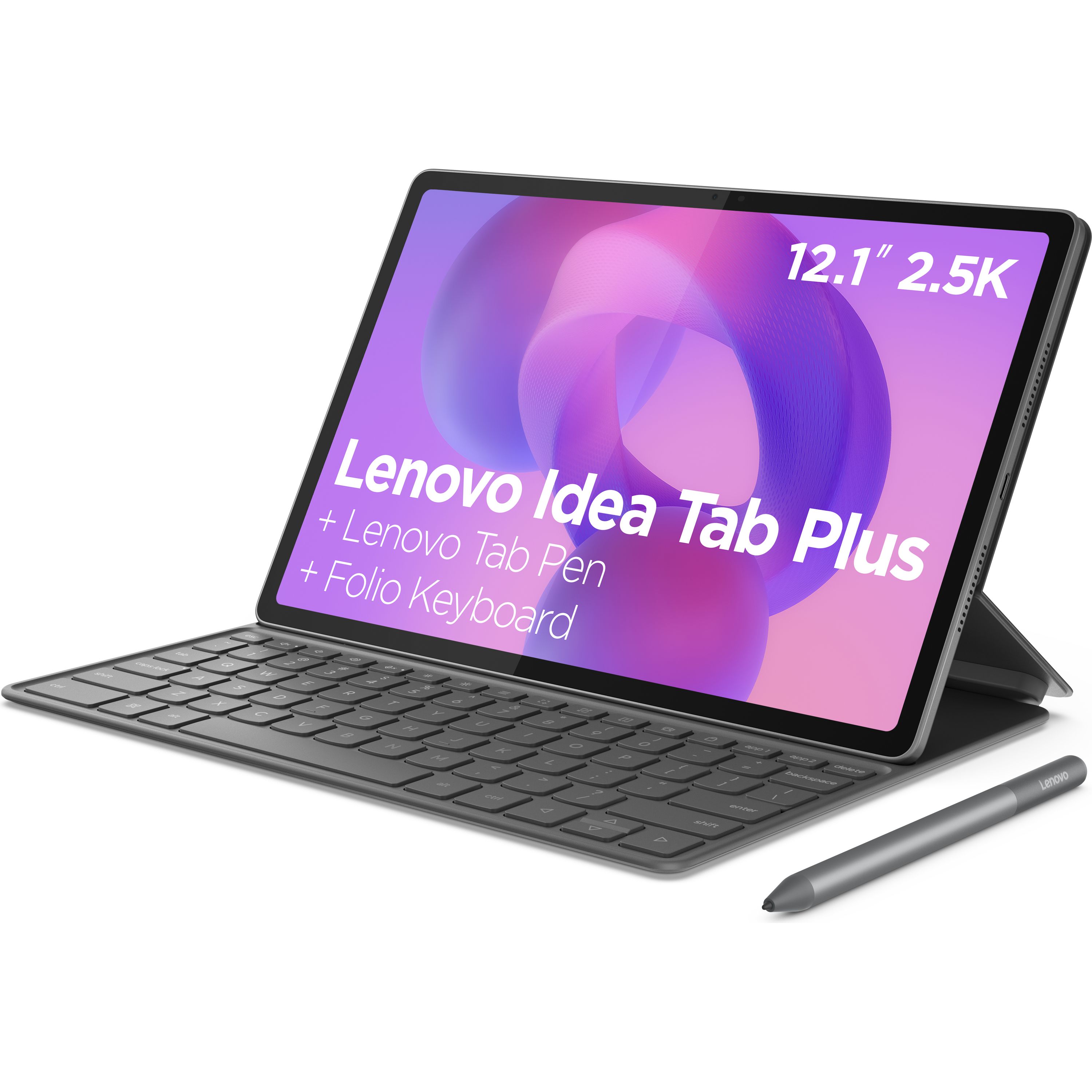 Lenovo - Idea Tab Plus - Tablet - 12.1-inch - 256GB - Luna Grey