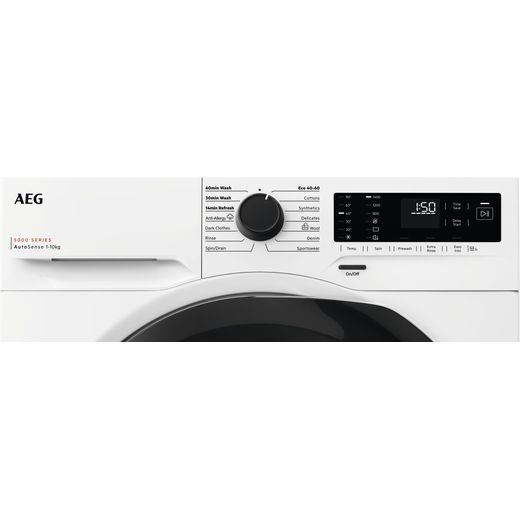 AEG 914919268 10kg Washing Machine with 1400 rpm - White - Control panel
