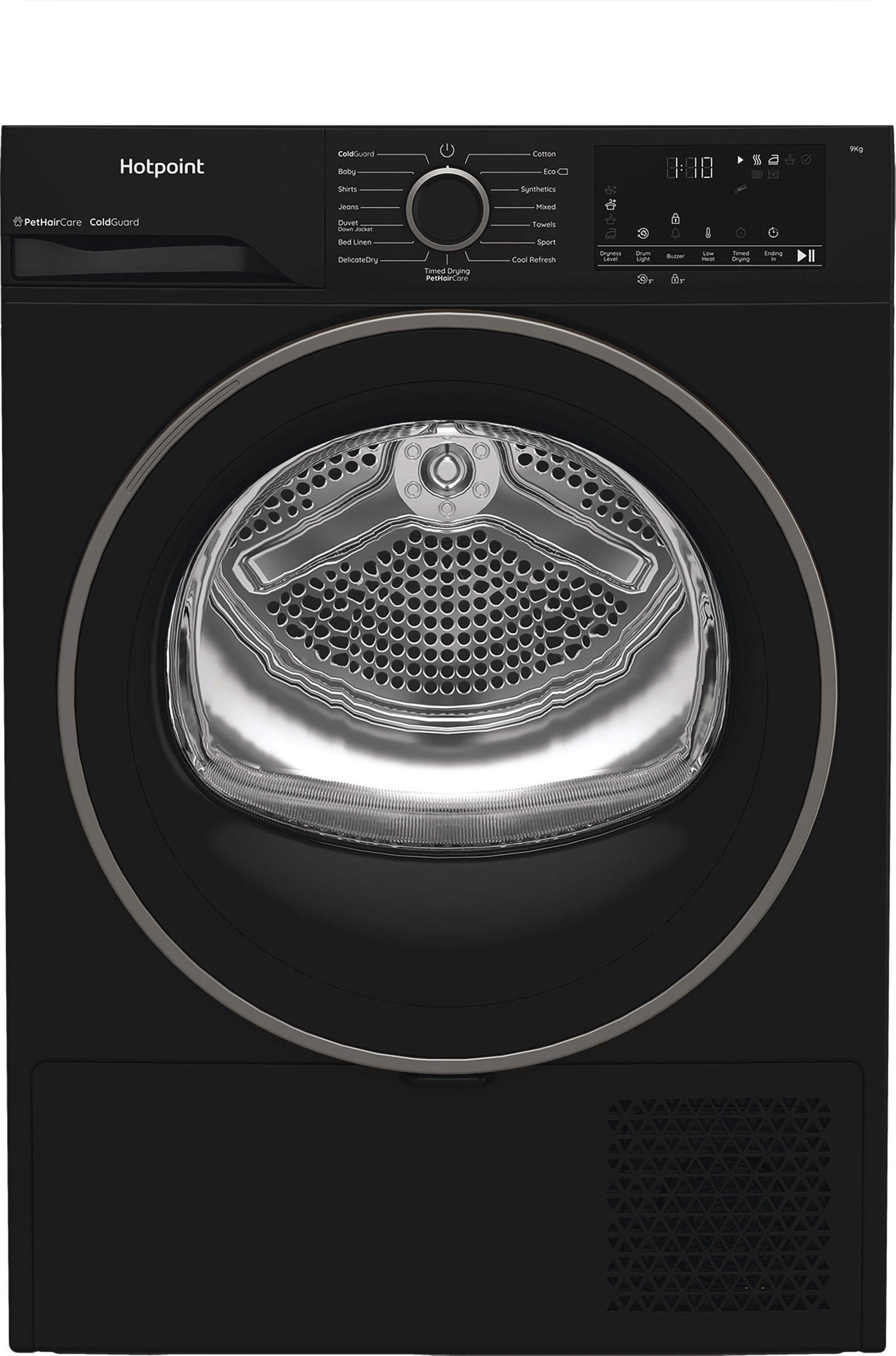 Hotpoint 9 kg Heat Pump Tumble Dryer - Black