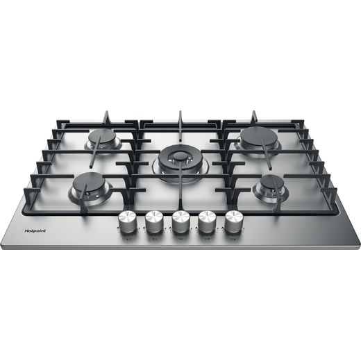 Hotpoint PPH75GDFIXUK Built In Gas Hob - Silver