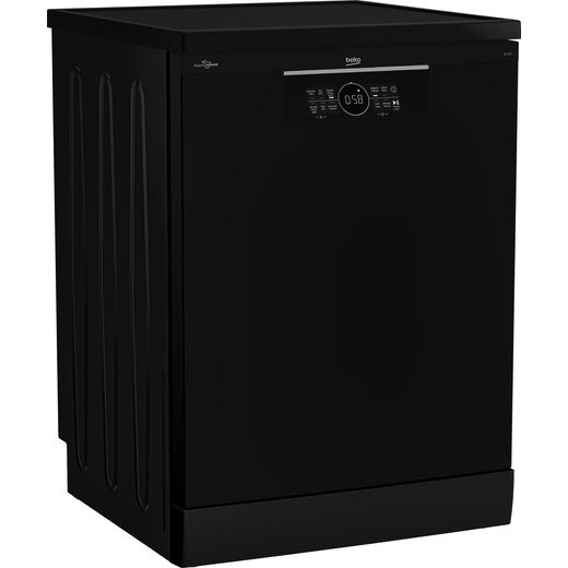 Beko Standard Dishwasher - Black - right perspective shot