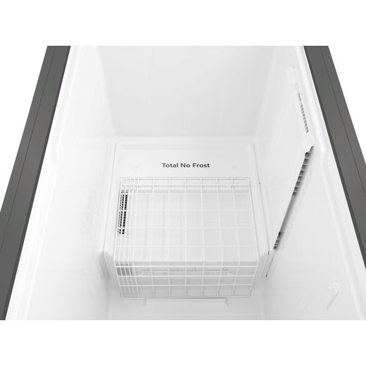 Hisense FT280WN3SGD Total No Frost Chest Freezer - Silver - close up inside shot