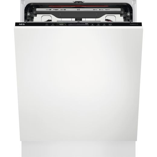 AEG FSE83837P Fully Integrated Standard Dishwasher - Black Control Panel - D Rated