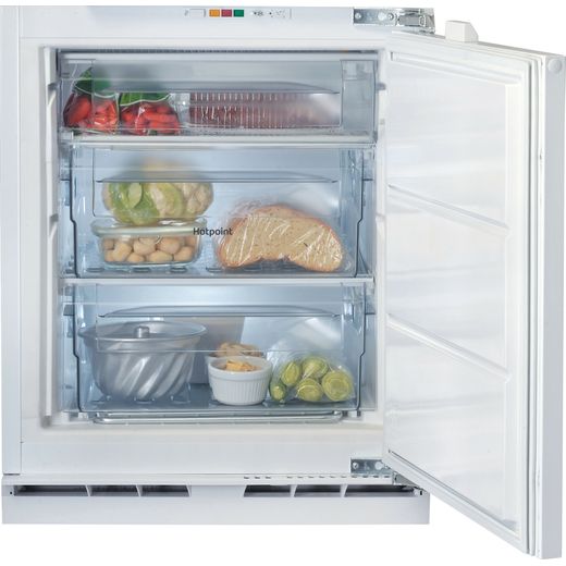 Hotpoint Integrated Under Counter Freezer - Front with door open shot