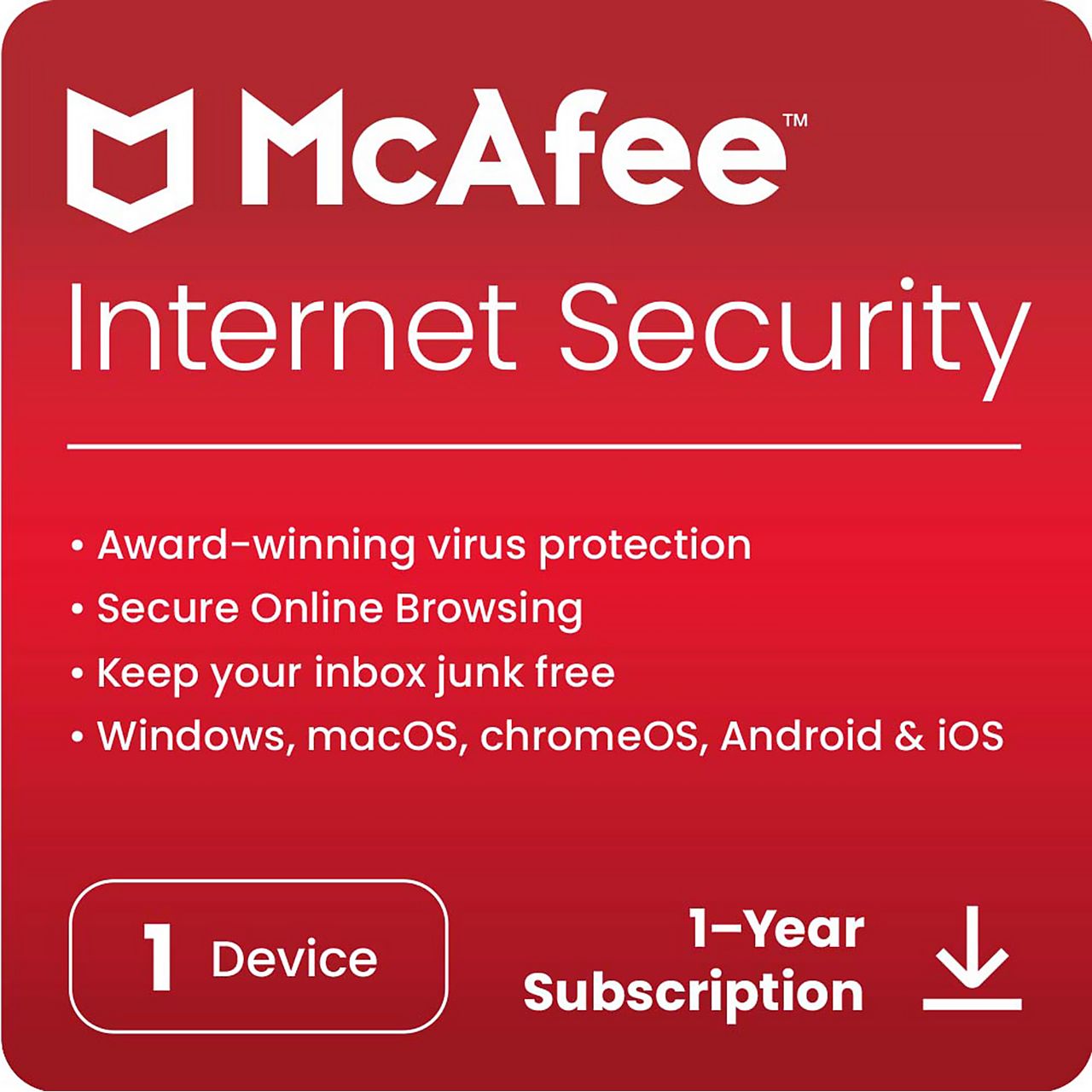 MIS00UNR1RDD, McAfee Internet Security