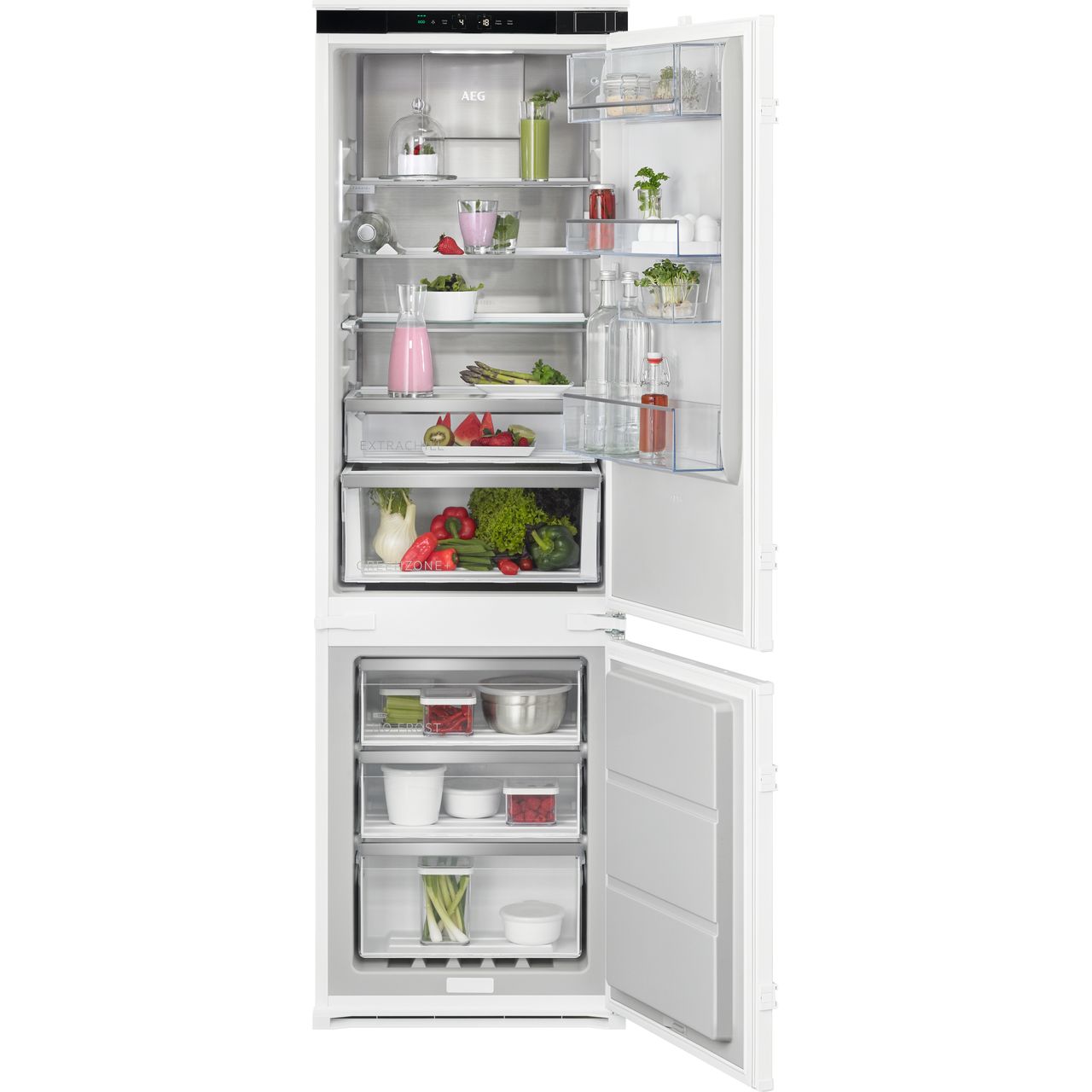 AEG 8000 249L Fridge Freezer TSC8M181CS WH ao