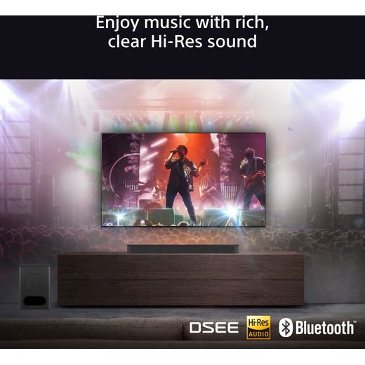 Sony BRAVIA Theatre System 6 HTS60.CEK 5.1 Surround Home Cinema System - Black - Annotation - HI res sound shot 
