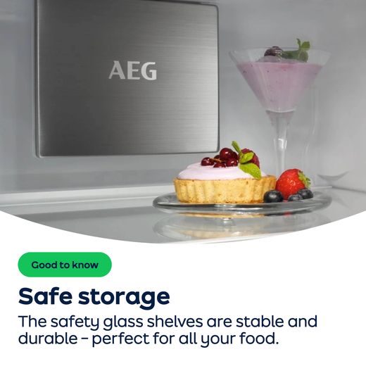 AEG OT5OR141DW 84cm Fridge - White - AO Annotation - Safety-Shelves