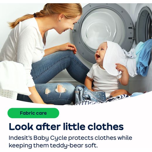 Indesit C YSD 82D WW UK 8Kg Heat Pump Tumble Dryer - White - AO Annotation - Baby-Cycle