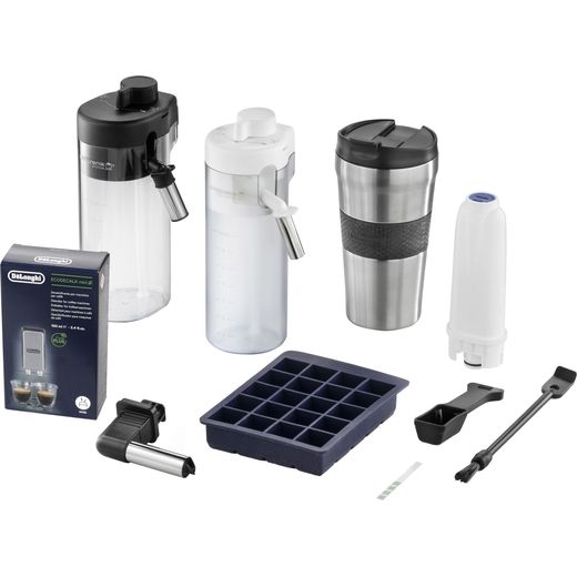 De'Longhi Eletta Explore ECAM450.86.T Bean to Cup Coffee Machine - Black - Exploded accessories shot