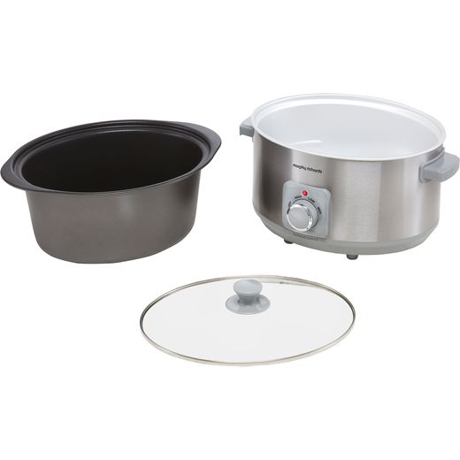 Morphy Richards Sear And Stew 461014 6.5 Litre Slow Cooker - Aluminium