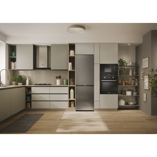 Hoover 34005792 HONCQ2T618EXK fridge-freezer Freestanding 355 L E Silver_13