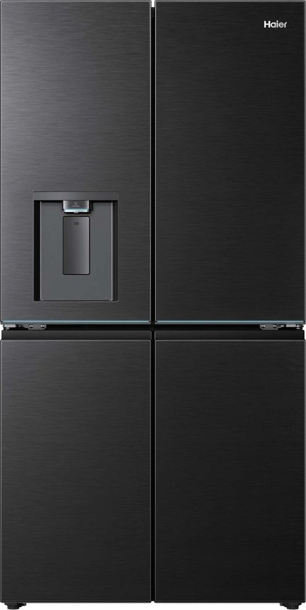 Haier - HCW79F18CHMB - American Fridge Freezer - Total No Frost - Wifi Connected - Obsidian Steel