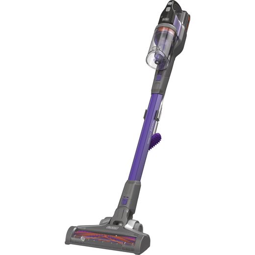 Black + Decker 18v Extension Pet Stick BHFEV182CP-GB Cordless Vacuum Cleaner with up to 58 Minutes Run Time