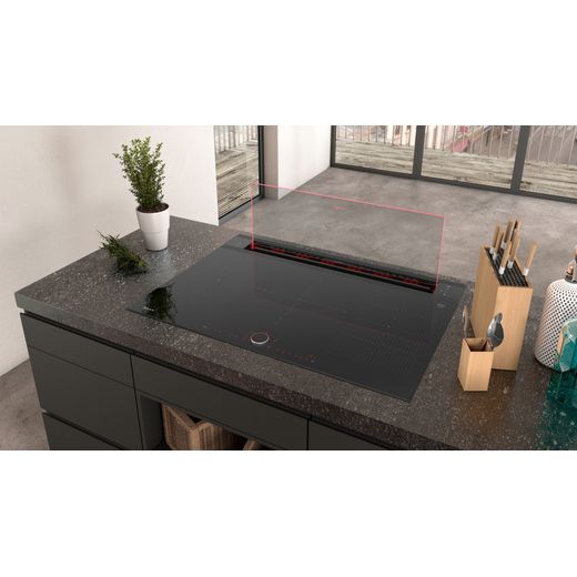 NEFF N90 Cooker Hood - Black - Cooker hood in kitchen light on shot
