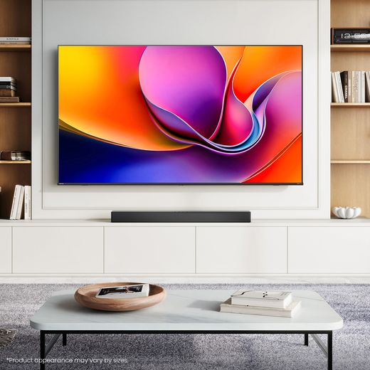 Hisense A6Q 58" 4K Ultra HD Smart Freely TV - Tv in living room shot