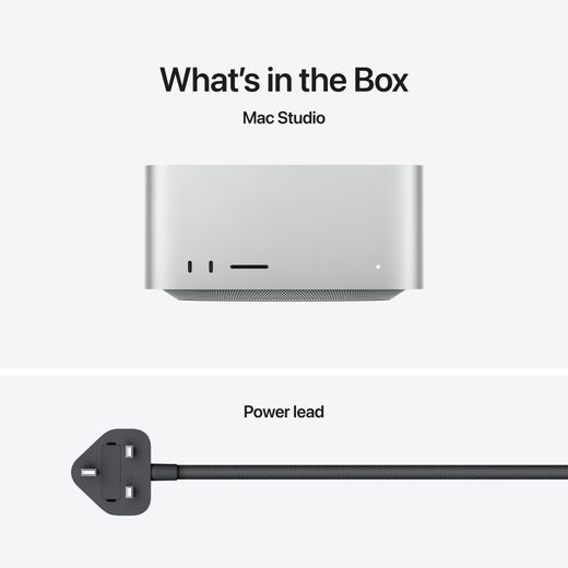 Apple MU963B/A Desktop PC Silver - Annotation - what's in the box shot