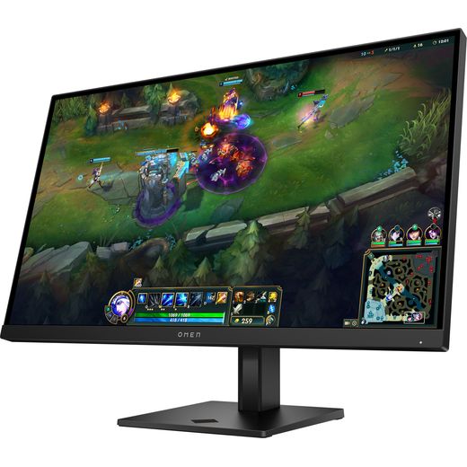 HP OMEN 27 G2 27" Full HD 180Hz Gaming Monitor with FreeSync™ - Black - Left perspective