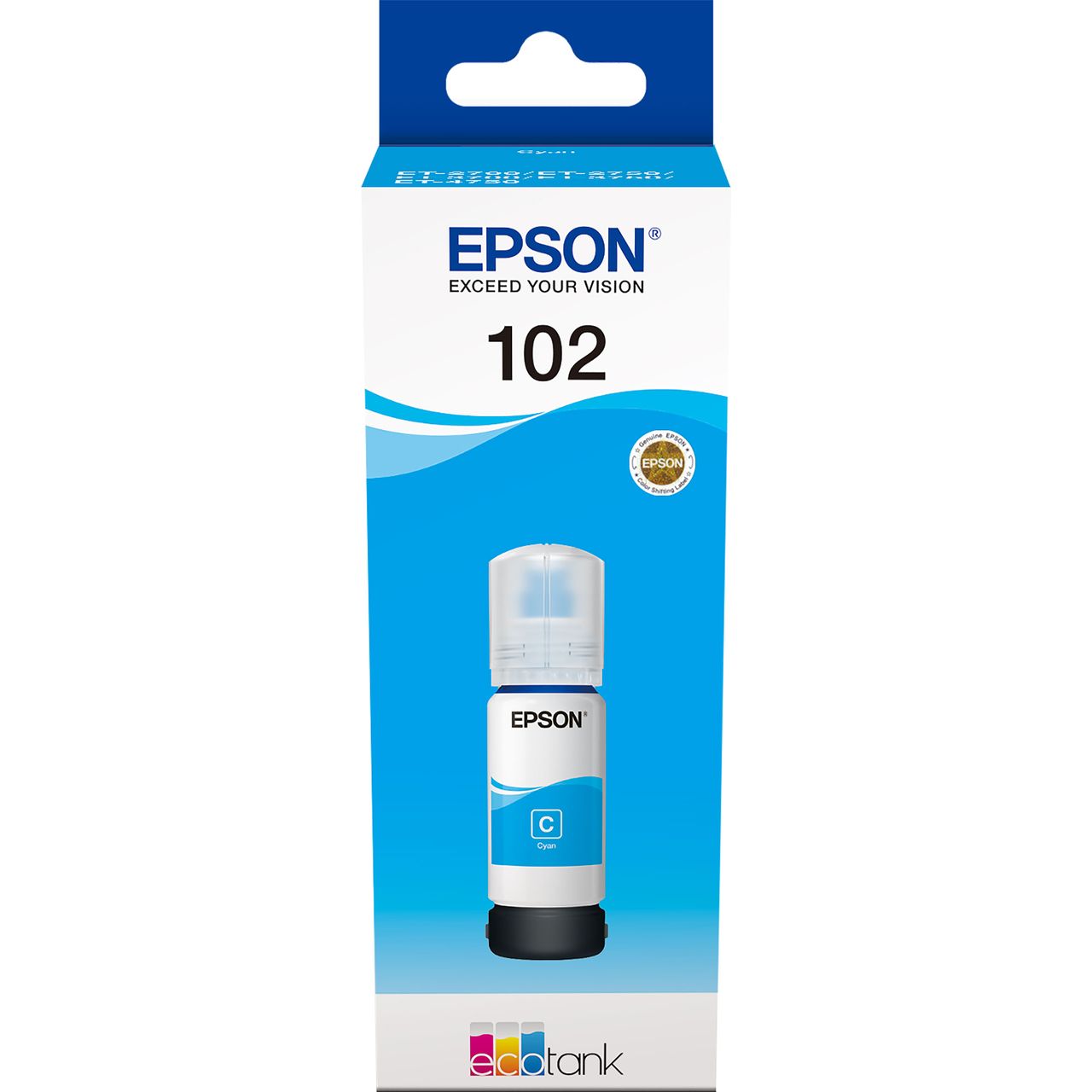 Epson 102 EcoTank Cyan Ink Bottle Review
