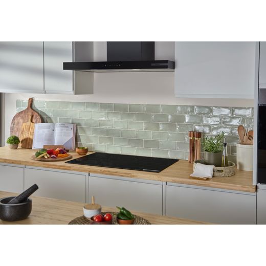 Bosch Series 6 PXV831HC1E 80cm Induction Hob - Black - hob in kitchen shot