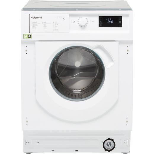 Hotpoint Integrated 7Kg Washing Machine - White - Front shot