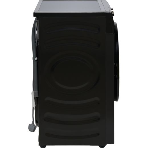 Hisense 3S Series WF3S8043BB3 8kg WiFi Connected Washing Machine with 1400 rpm - Black - Side shot