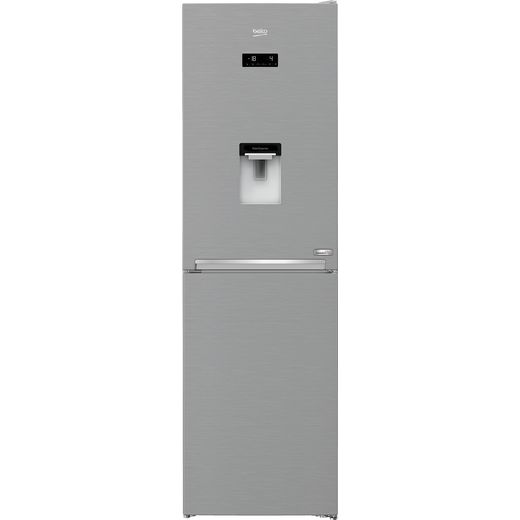 Beko HarvestFresh CNG4601DVPS Frost Free Fridge Freezer - Stainless Steel - E Rated