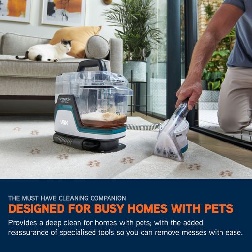Vax SpotWash Home Pet Design CDSW-MPXA Carpet Cleaner - Annotation - Designed for busy homes shot