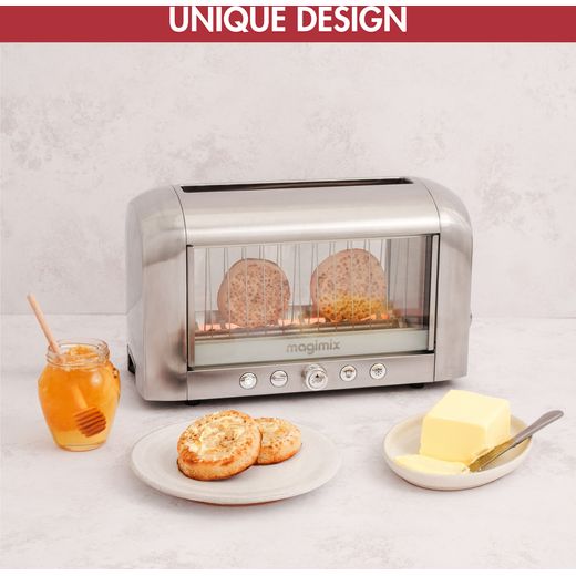 Magimix Vision Glass Toaster - Annotation - Unique design shot