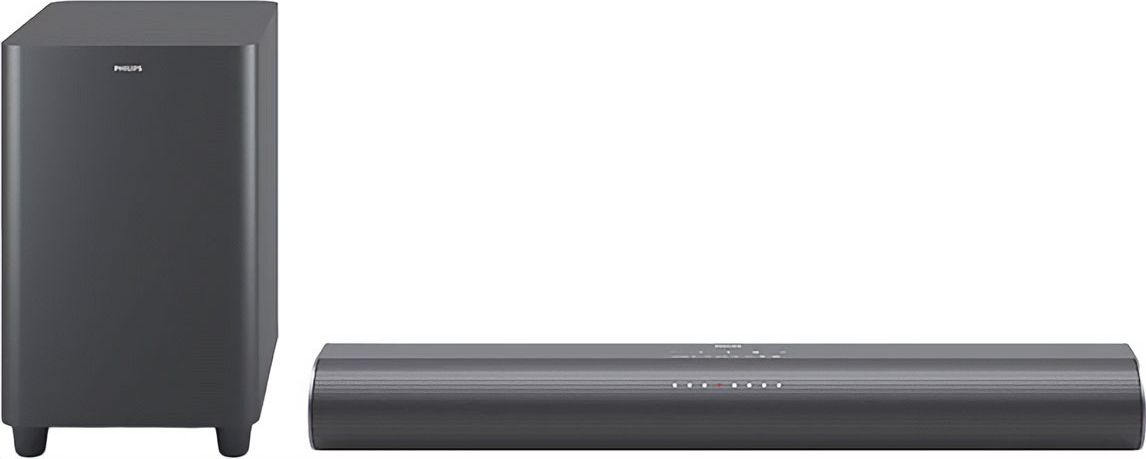 Philips TAB6100/10 2.1 Soundbar with Wireless Subwoofer - Grey