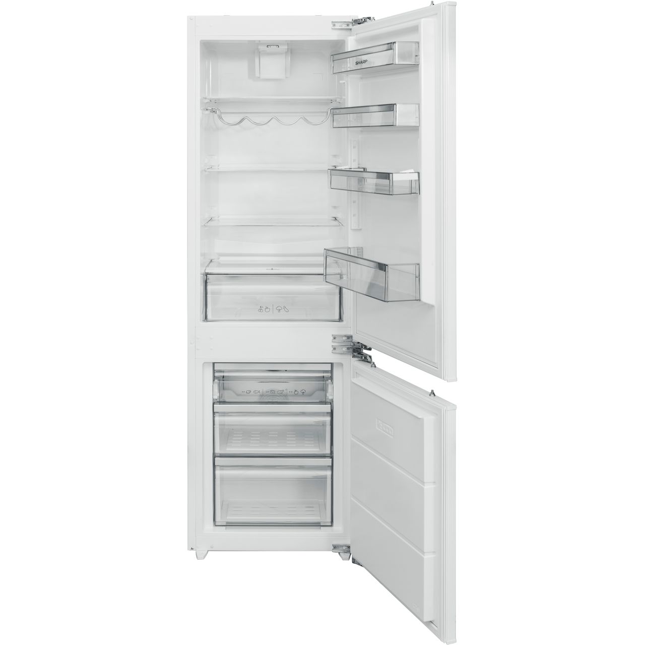 Sharp SJ-B1237M01X-EN Integrated 70/30 Frost Free Fridge Freezer with Sliding Door Fixing Kit Review