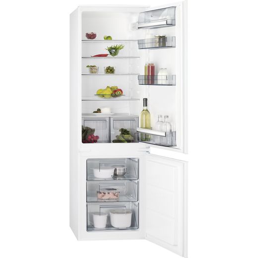 AEG SCB618F3LS Integrated 70/30 Fridge Freezer with Sliding Door Fixing Kit - White - F Rated