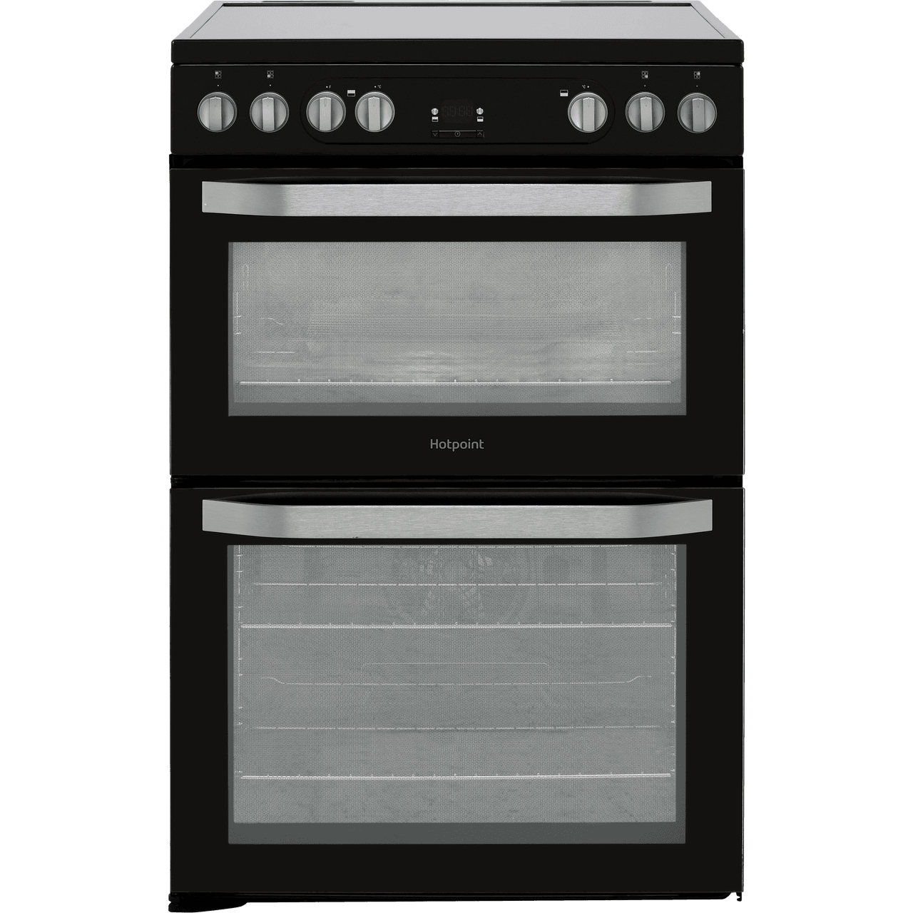 HDM67V9HCB U Hotpoint Cooker Black 2 Ovens ao