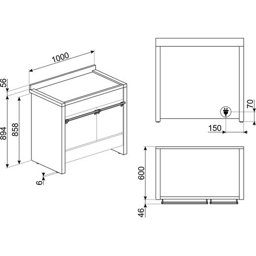 Smeg A2PYID-81 cooker Range cooker Zone induction hob Stainless steel A_2