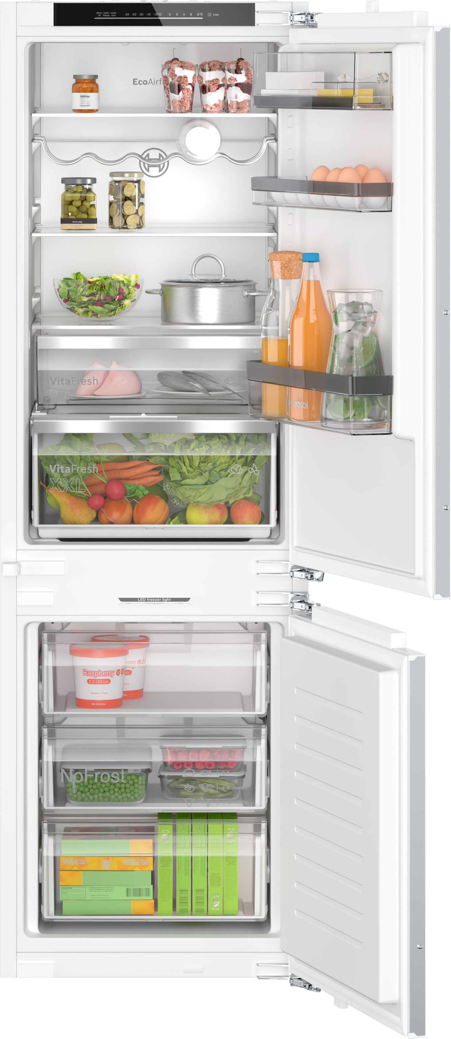 Bosch slim deals american fridge freezer