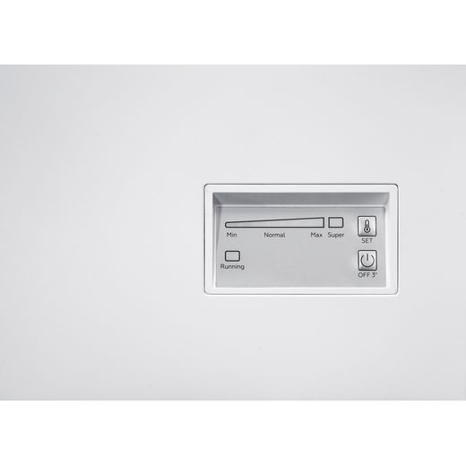 Beko Chest Freezer - White - Control panel shot 