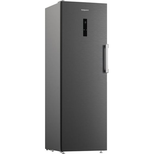 Hotpoint HPMFF 6312 XBR4UK 186cm Upright Freezer - Inox - right perpsective shot