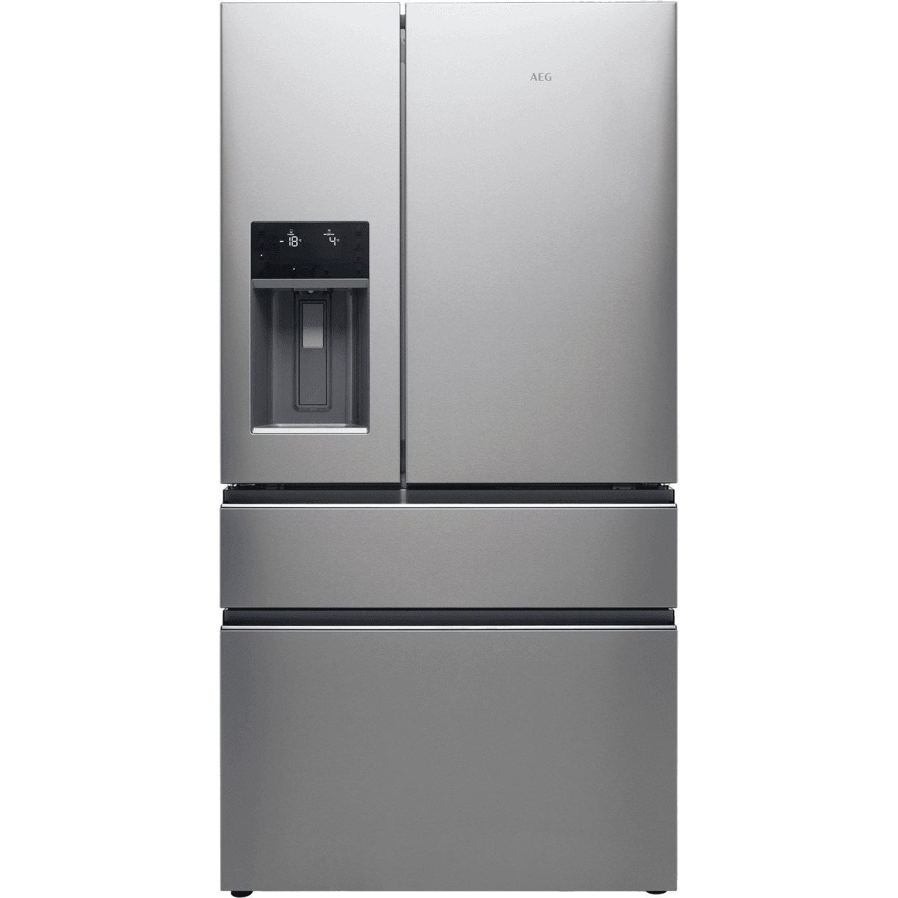 The new AEG matching fridge and freezer offers a more spacious