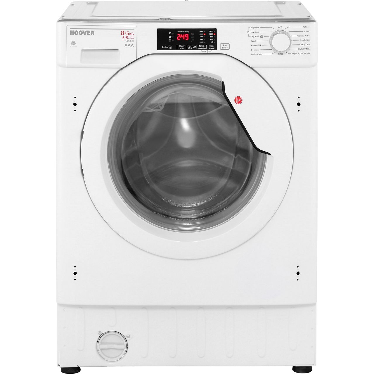 Hoover H-WASH 300 HBWD8514D Integrated 8Kg / 5Kg Washer Dryer with 1400 rpm Review