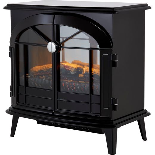 Dimplex Stockbridge SKG20BLN Log Effect / Coal Bed Electric Stove With Remote Control - Black
