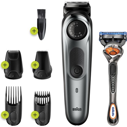 Braun BeardTrimmer 7 Beard Trimmers Black / Silver