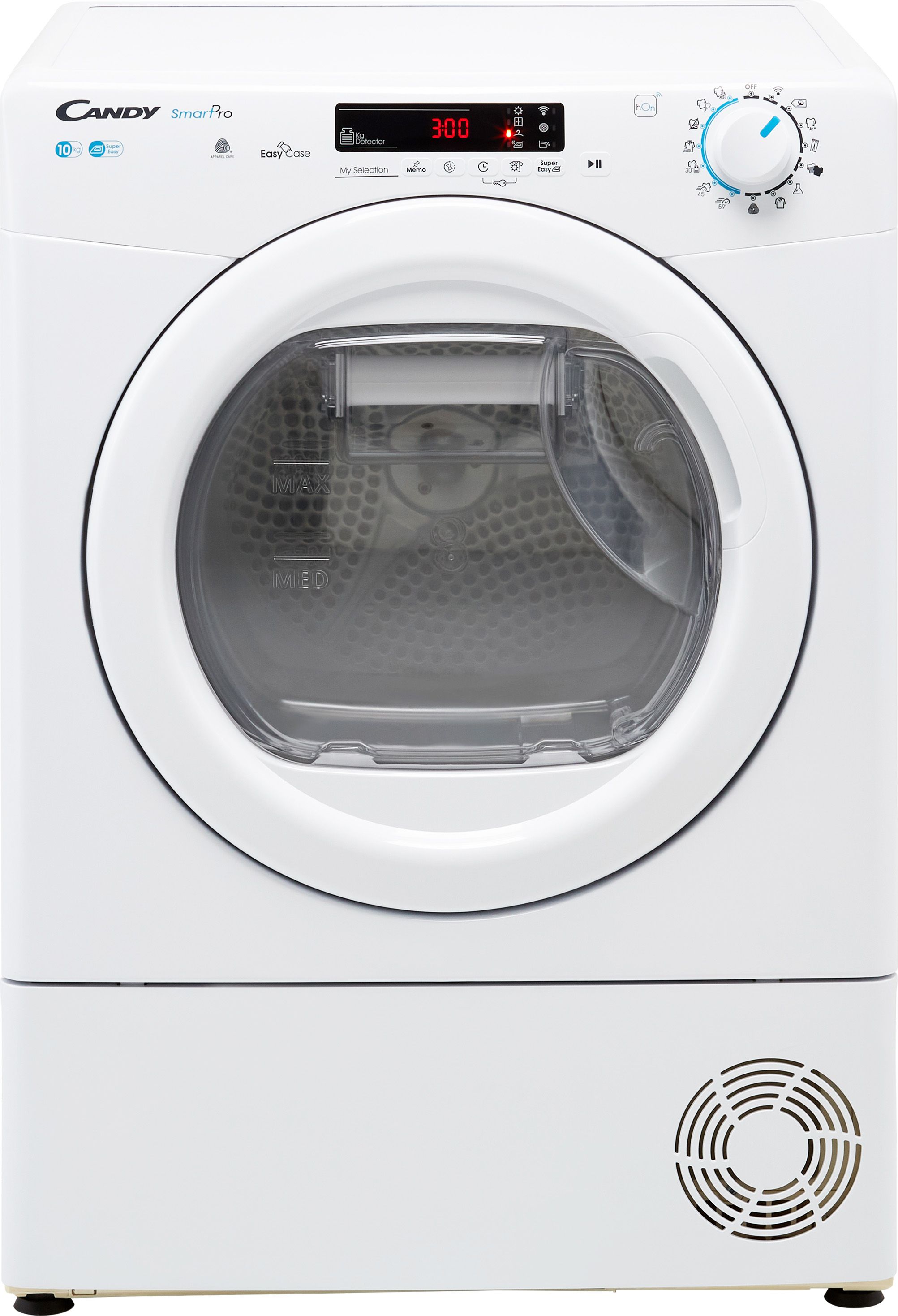 Candy Smart Pro CSOEC10DE Wifi Connected 10Kg Condenser Tumble Dryer - White - B Rated, White