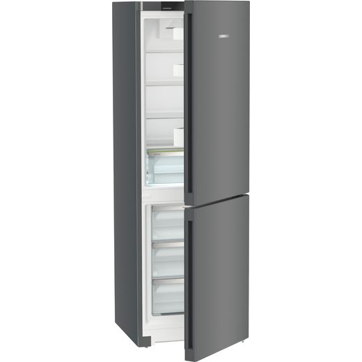 Liebherr Pure CNdgd 5203 185cm High 60/40 Frost Free Fridge Freezer - Dark Grey - Door open