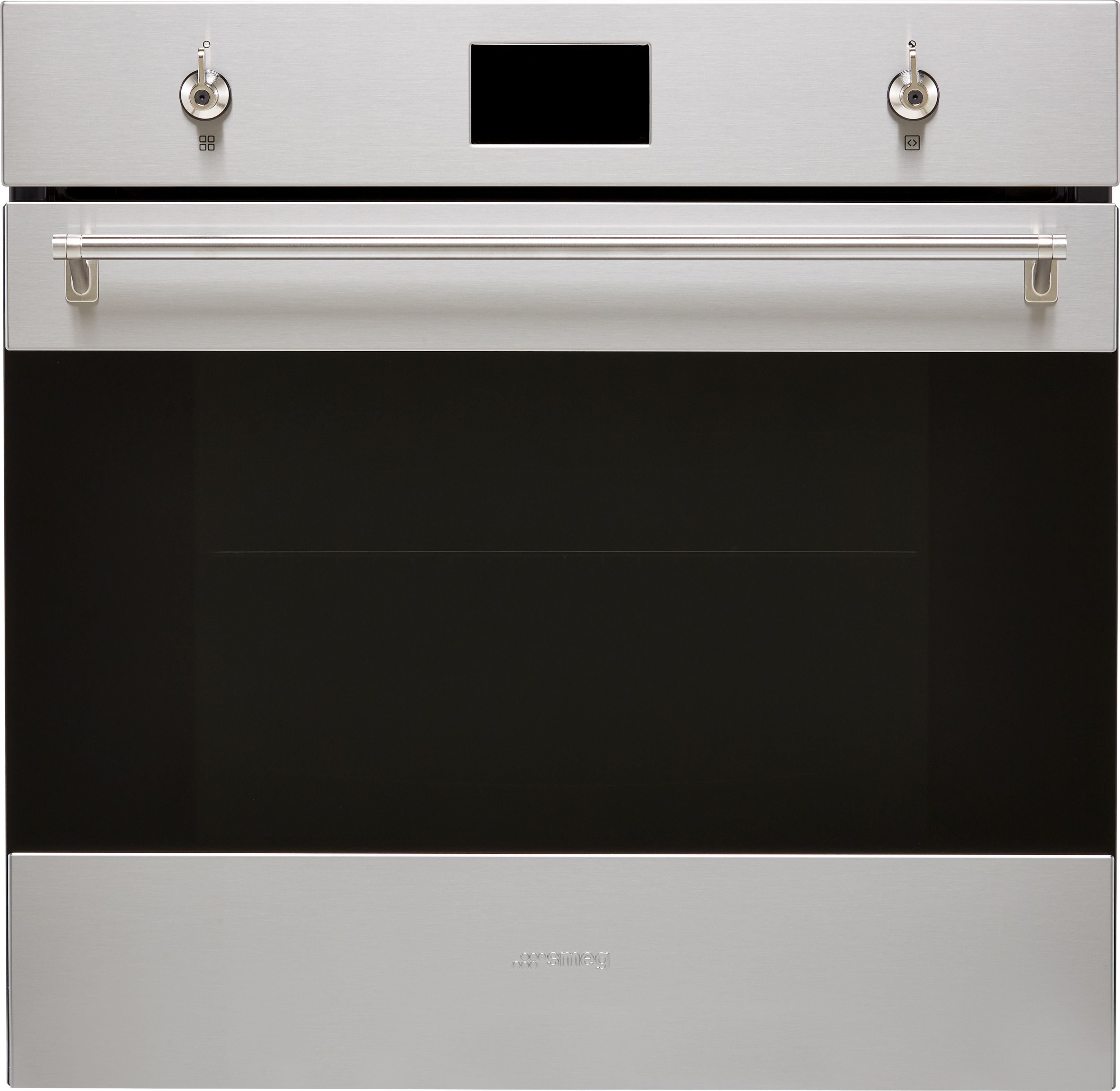Smeg Classic SOP6302TX Built In Electric Single Oven with Pyrolytic Cleaning - Stainless Steel - A+ Rated, Stainless Steel