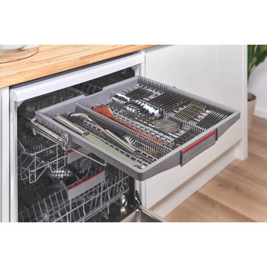 Bosch Series 6 Standard Dishwasher - White - Cutlery drawer
