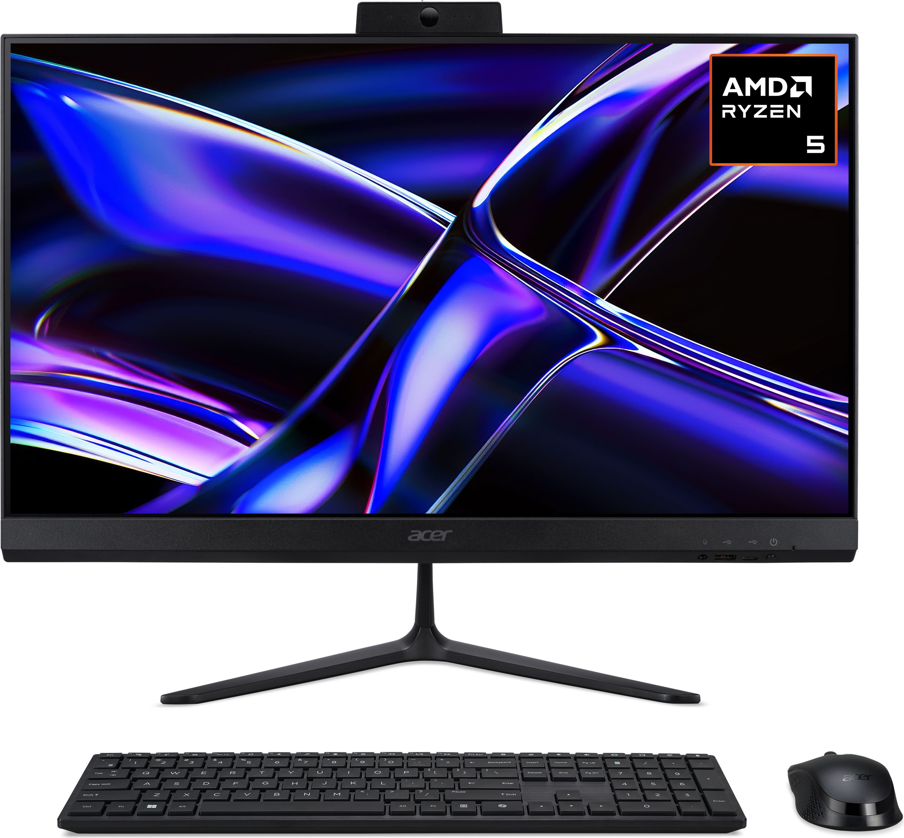 Acer Aspire C24-B All In One - 23.8" - AMD Ryzen™ AI 5 - 1TB SSD - Black