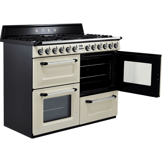 Smeg Victoria 110cm Dual Fuel Range Cooker - Cream