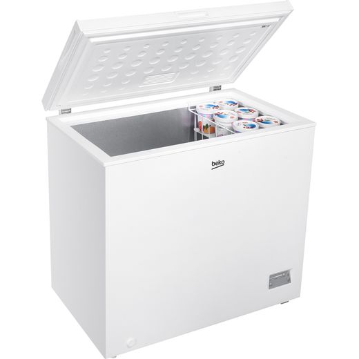 Beko Chest Freezer - White - Right perpsective shot 
