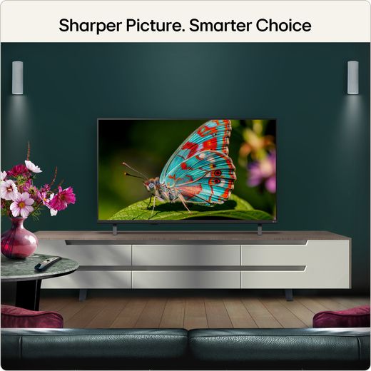LG NANO AI NU85 43" 4K Ultra HD Smart TV - Annotation - sharper picture shot